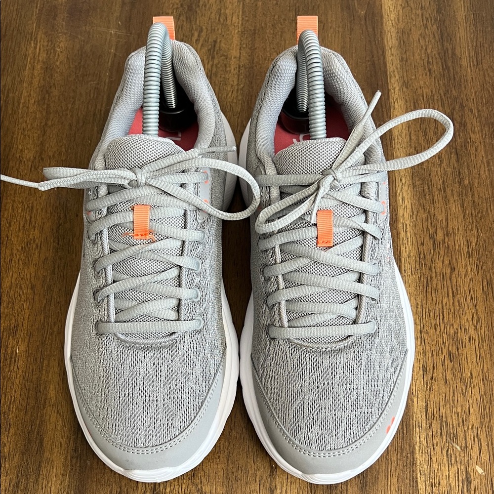 Ryka Gray and White Women's Sneakers - Picture 4 of 14